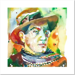 FRITZ LANG watercolor portrait .2 Posters and Art